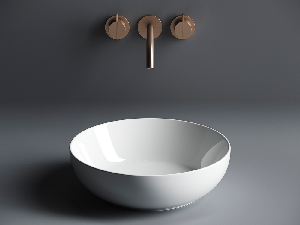 Умывальник чаша накладная круглая Element 370x370x110мм