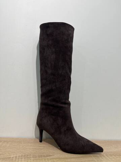 Сапоги из эко замши