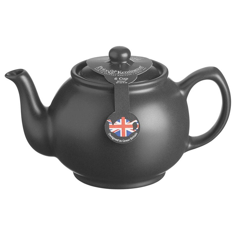 Чайник заварочный matt glaze 1,1 л черный