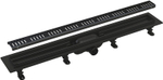 Душевой лоток Alcadrain Simple с черной матовой решеткой (APZ10BLACK-750M)