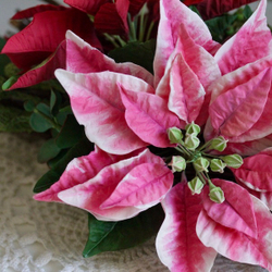 Вайнер силиконовый лист Пуансеттии ClayCraft by DECO™