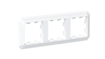 ATLASDESIGN ANTIQUE 3-постовая РАМКА, универсальная, БЕЛЫЙ