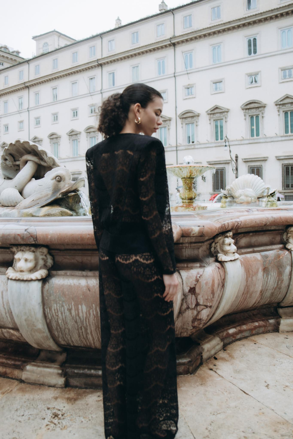 Брюки палаццо LACE