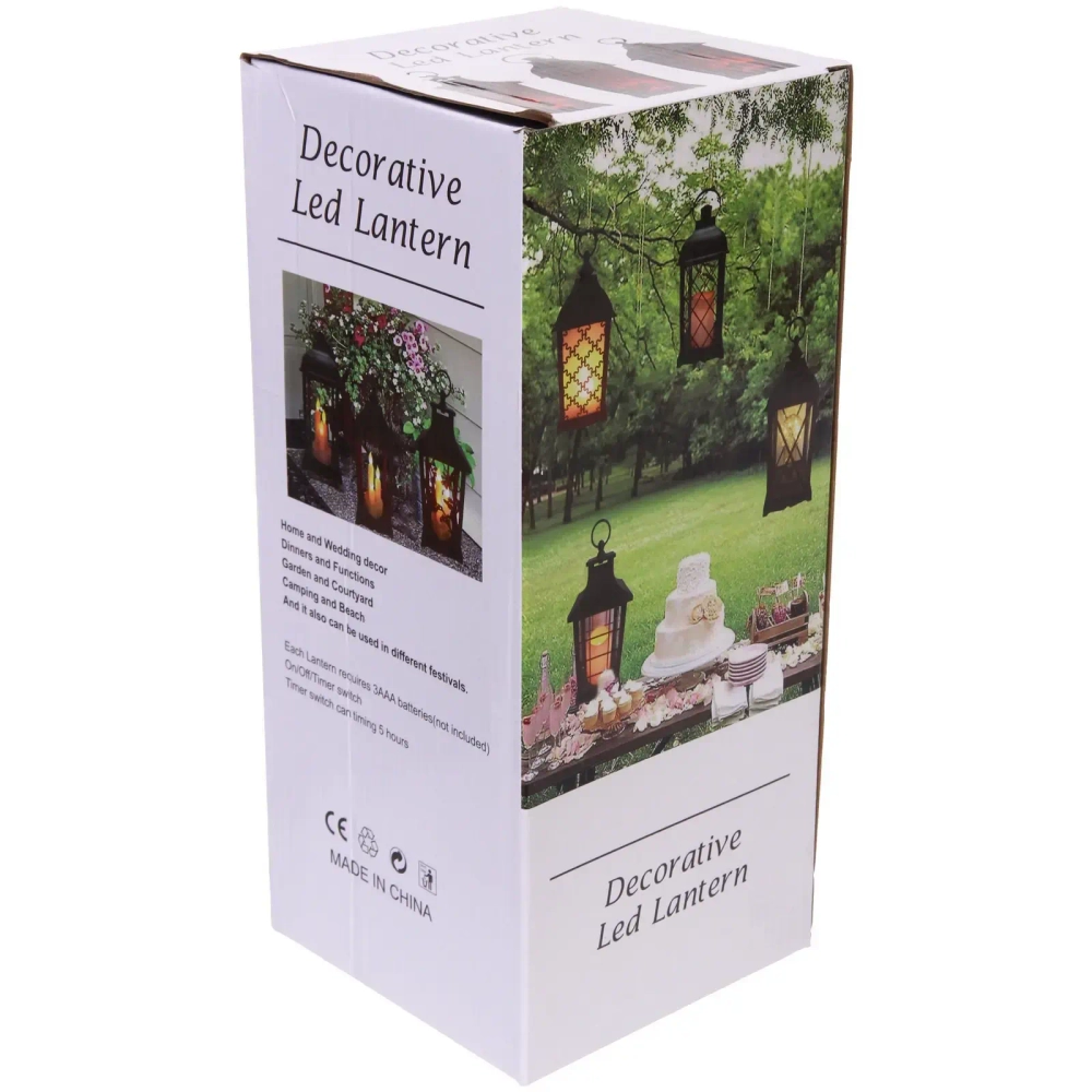 Сувенир с подсветкой «Волшебный огонь» 14*14*32 см, Черный (работает от батареек 3*ААА)