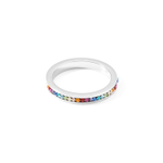 Кольцо Coeur de Lion Multicolor Silver 18.5 мм *0129/40-1517 58 размер 18,5
