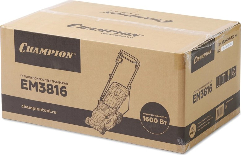 Газонокосилка электрическая CHAMPION EM3816