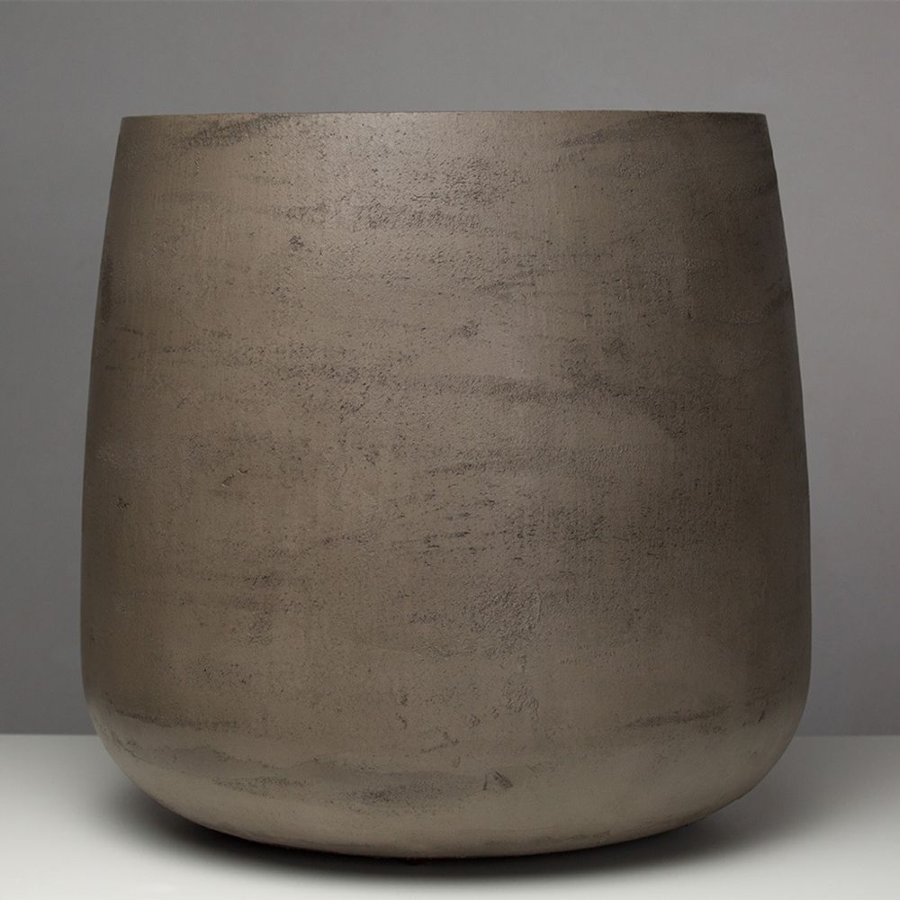 Кашпо CONE SMOKEY GREY D32 H36
