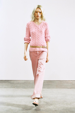 ZARA ДЖЕМПЕР С КОСАМИ, РОЗОВЫЙ