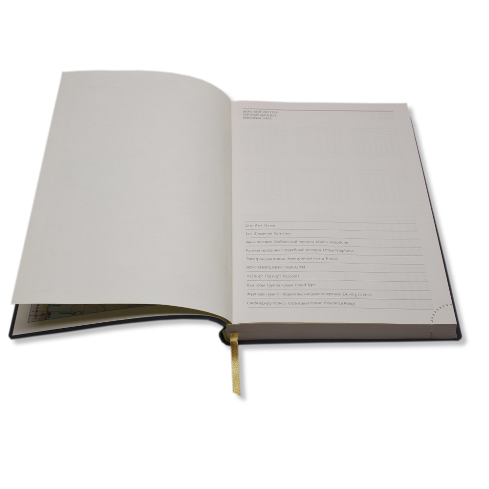 Ежедневник Santiago KZ Синий