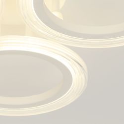 Светильник потолочный светодиодный ЭРА Модерн Ring CLL-1-39W 4K WH без ДУ белый | Светильники SPB-6 без ДУ