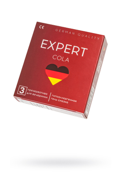 Презервативы EXPERT Cola Germany 3 шт. (аромат Колы)