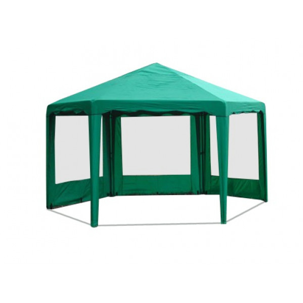 Шатер-беседка Митек 6 граней желтая