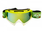 Очки кроссовые AiM Green-White Glossy