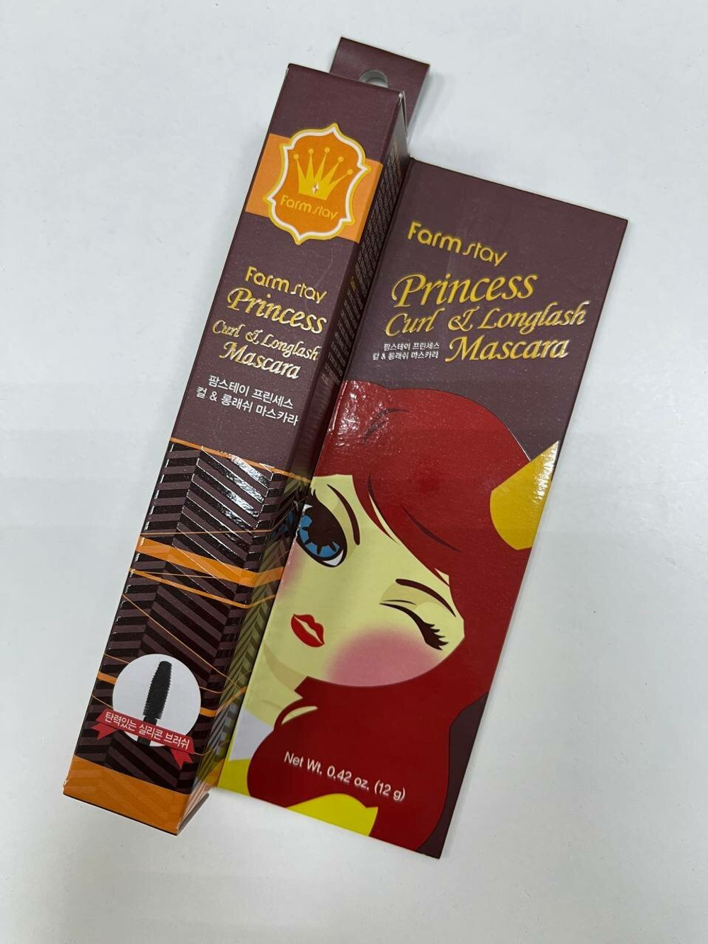 Farm Stay Princess Curl & Longlash Mascara - Тушь с эффектом длины и объёма 12гр.