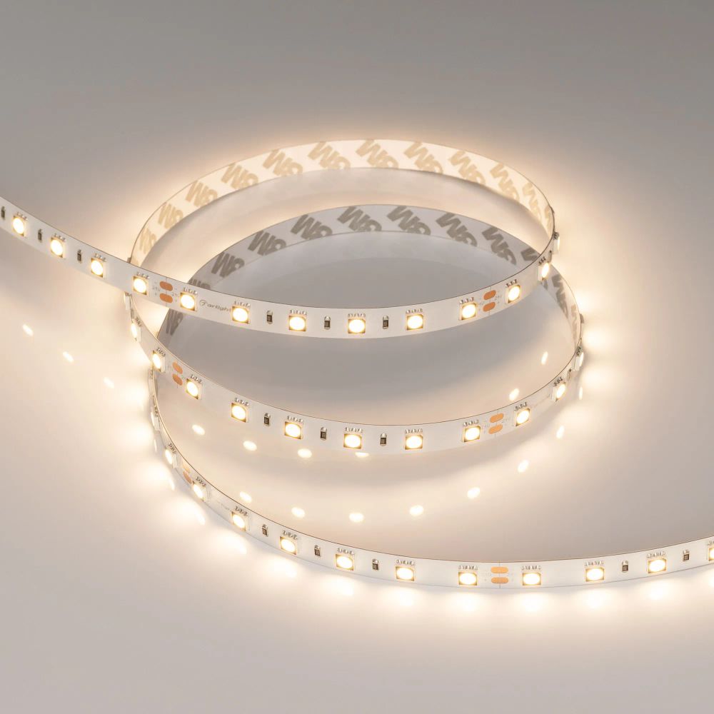 Светодиодная лента RT-B60-10mm 24V Warm3000 CRI98 (14.4 W/m, IP20, 5060, 5m) (Arlight, Открытый) 021421(2)