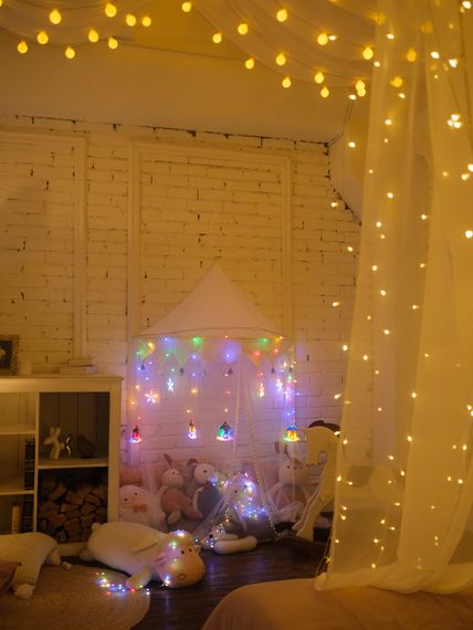 Гирлянда Бахрома &quot;Звезды и Елки&quot; 3*0,6м 38247