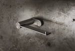 Бумагодержатель Gessi 316 настенный, без крышки, цвет Black Metal Brushed PVD
