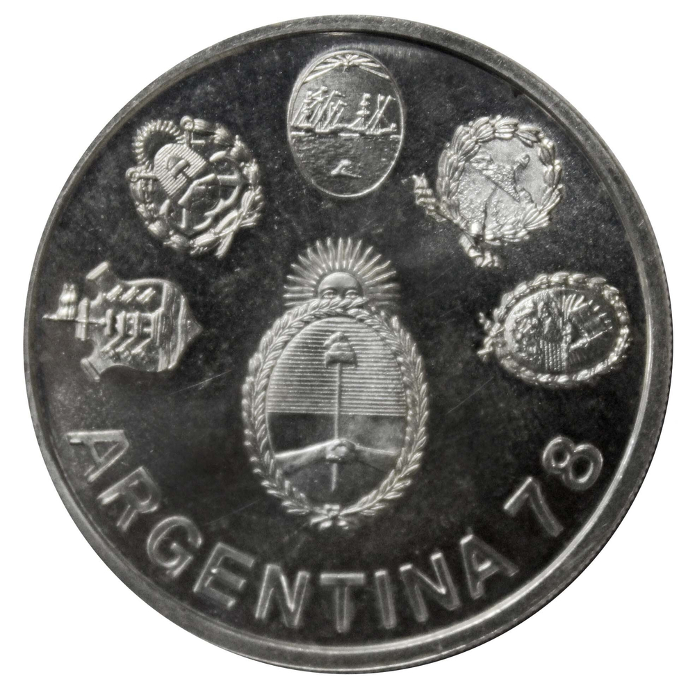 2000 песо. Чемпионат мира по футболу. Аргентина.  1978 год. BrUNC