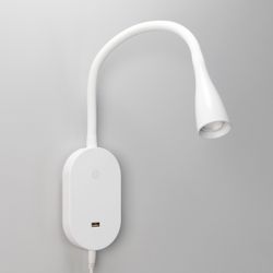Citilux Рио CL704380N LED Светильник гибкий с USB Белый