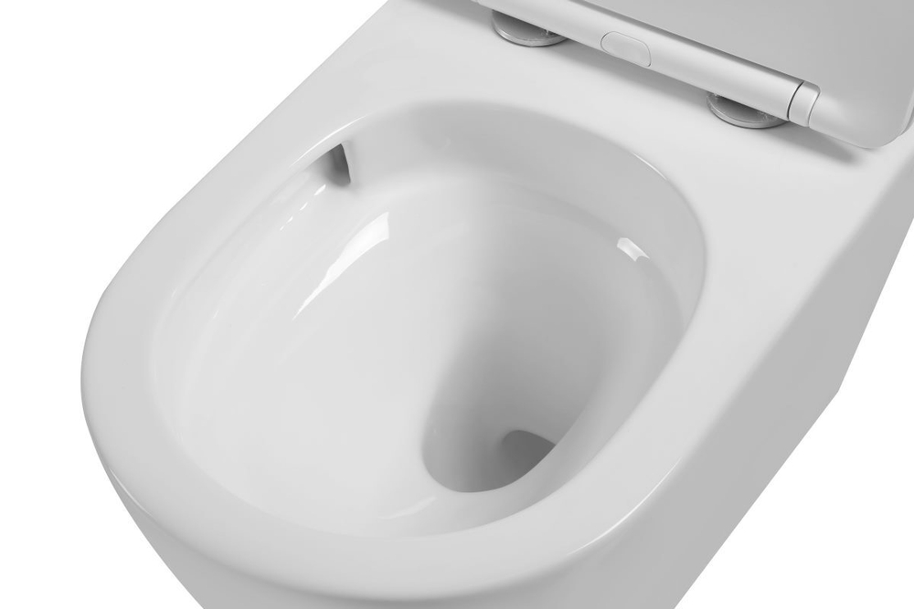 Унитаз подвесной Globo VT1-14T Tornado, цвет белый, ультратонкое soft-close сиденье