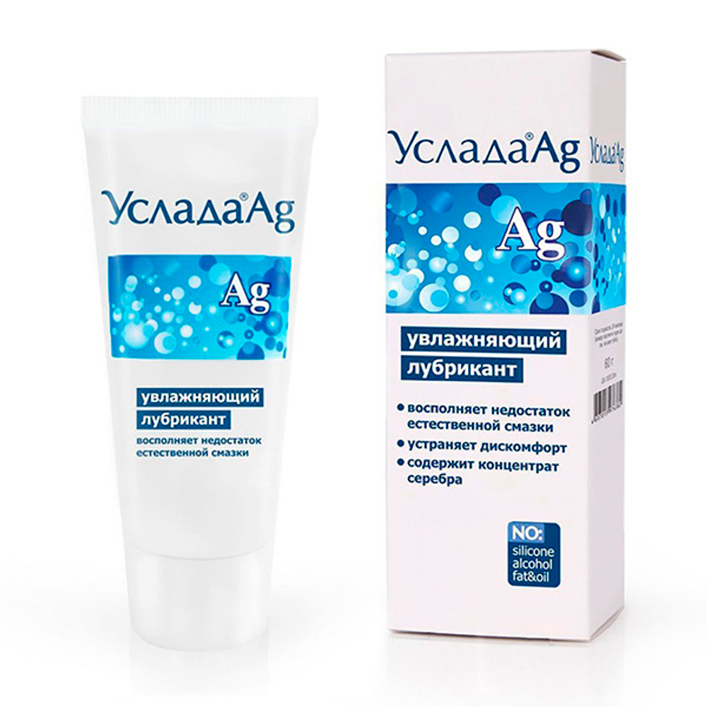Гель-лубрикант на водной основе с серебром Услада Биоритм 60г