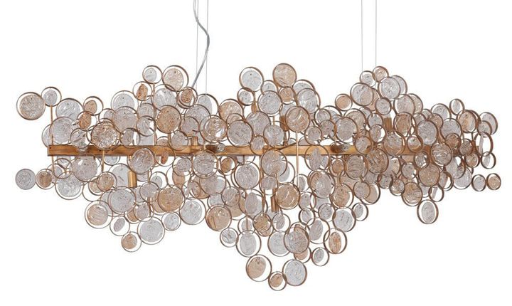 Подвесной светильник Crystal Lux Deseo SP15 L1400 Gold