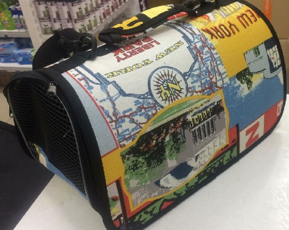 Переноска Нью Йорк, размер 37х 22 х 21 см PRIDE Переноска Нью Йорк, размер 37х 22 х 21 см PRIDE