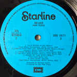 Pink Floyd ‎– Relics (Англия 1974г.)