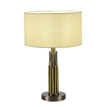 Настольная лампа 1*E14 SL1638.304.01 латунь/серый Gloria ST-Luce