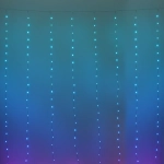 Гирлянда для дома ЗАНАВЕС ш3м* в3м 300 ламп LED, прозрачный провод, более 200 реж, IP-44 (управление с пульта д/у и с телефона). Мультицвет