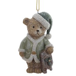 GAEM Фигурка декоративная подвесная "Медвежонок", L4,5 W3 H8 см, 2в.