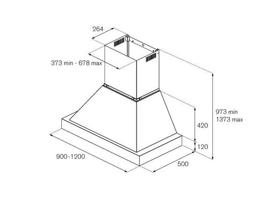 Вытяжка Bertazzoni K90HERTX+KC36HERTNE