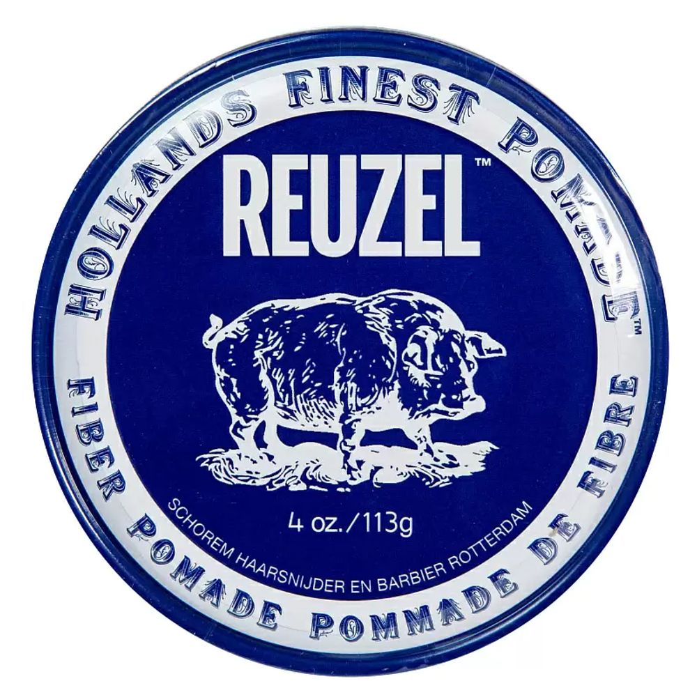 Reuzel Fiber Pig - Тёмно-синяя паста 113 г