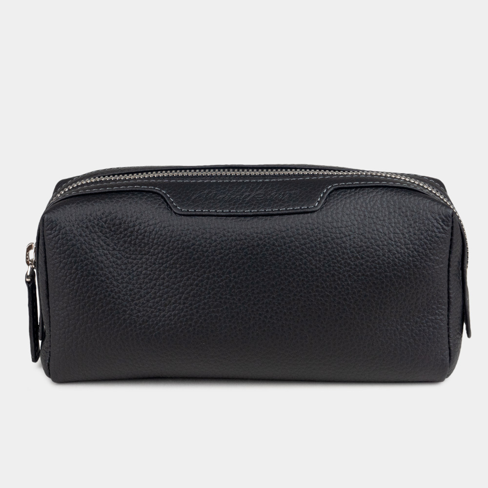 Несессер Tube из кожи теленка, черного цвета