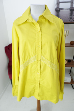 Блузка Marina Rinaldi из хлопка стильная 56 размер