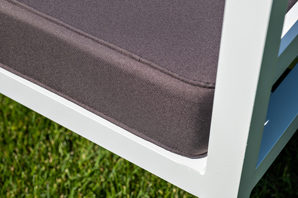 "Глория" модуль диванный правый, каркас из алюминия, АЛ-Д2-0002