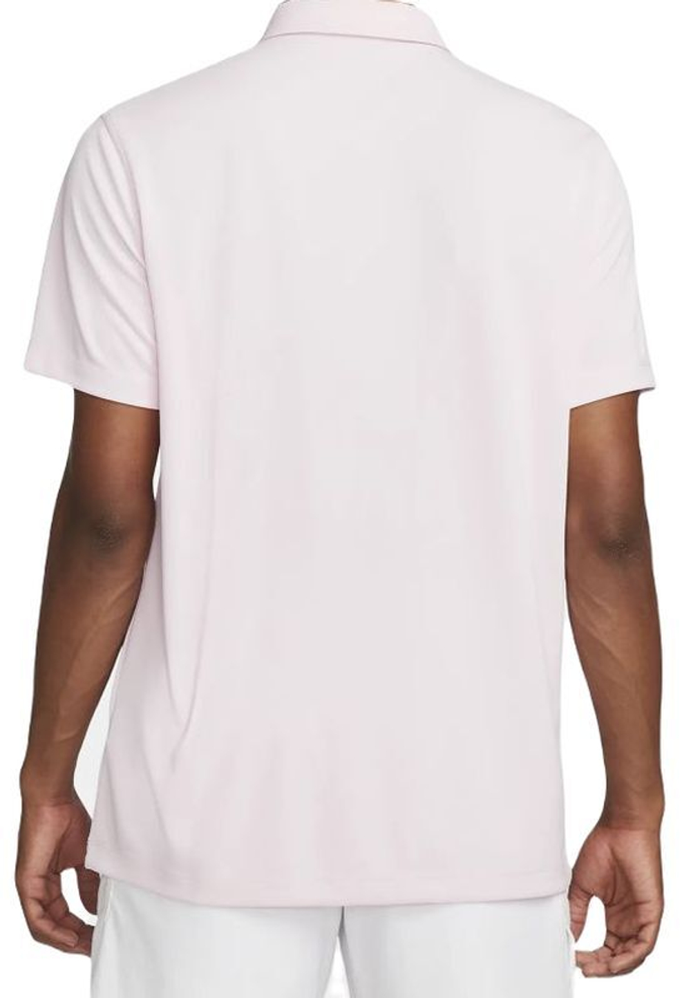 Мужское теннисное поло Nike Men's Court Dri-Fit Solid Polo - pink foam/white