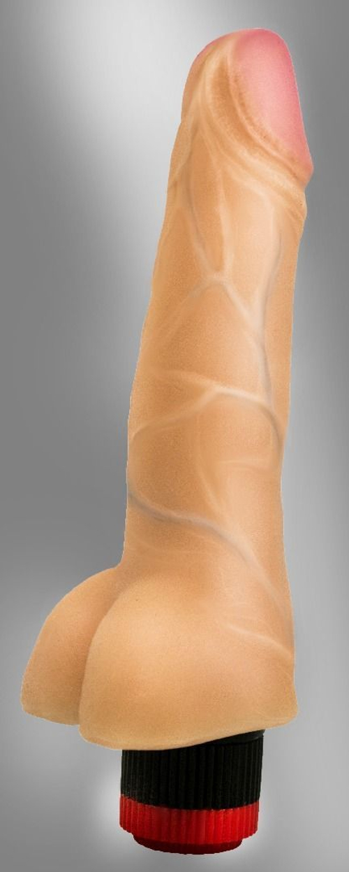 LOVETOY COCK NEXT 6 – реалистичный вибромассажёр из неоскина, телесный, 17,3 × 3,5 см, для вагинальной стимуляции