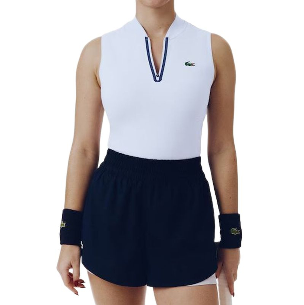 Женское поло Lacoste Sleeveless Ultra Dry Stretch Tennis - light blue