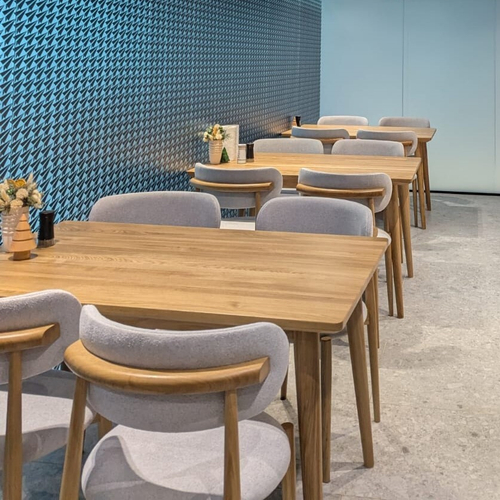 Прямоугольный кухонный стол из массива дуба - RETRO