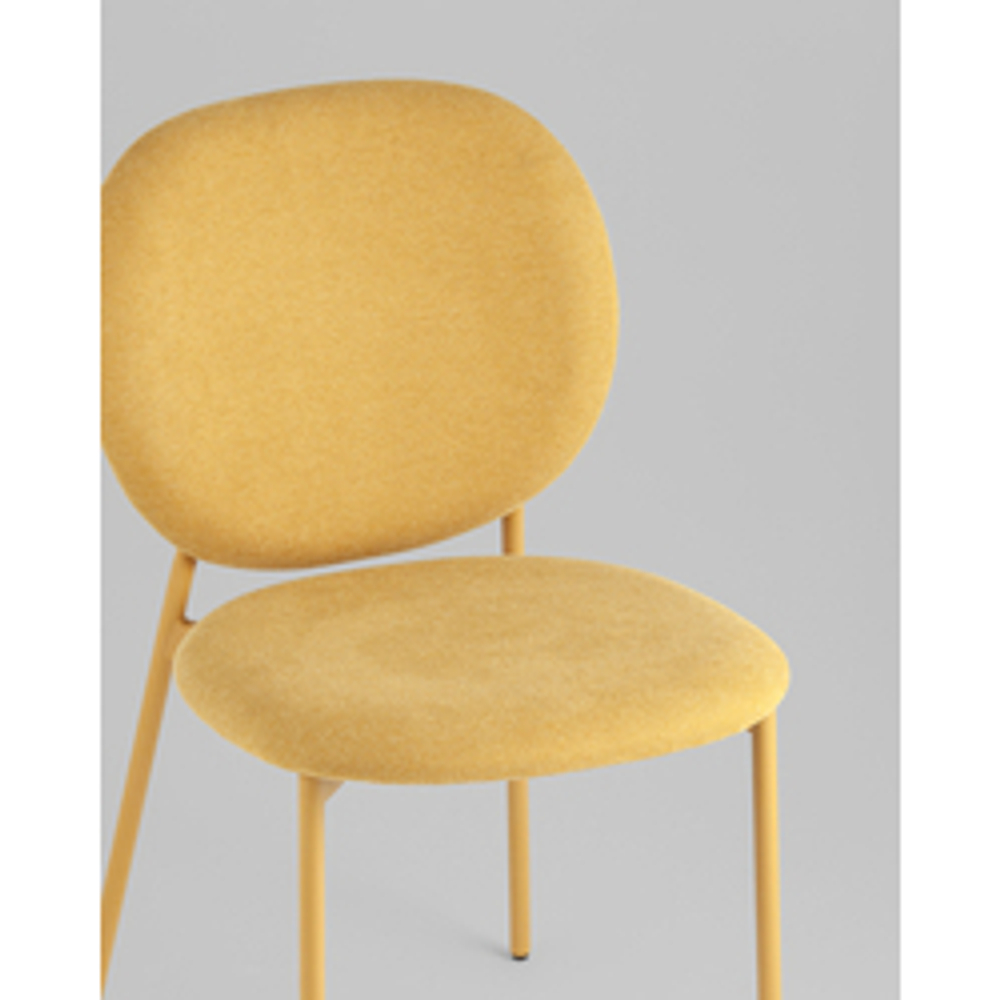 Стул обеденный Pip желтый желтые ножки NP