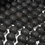 Лава вулканическая натуральная, 20,3мм, шар