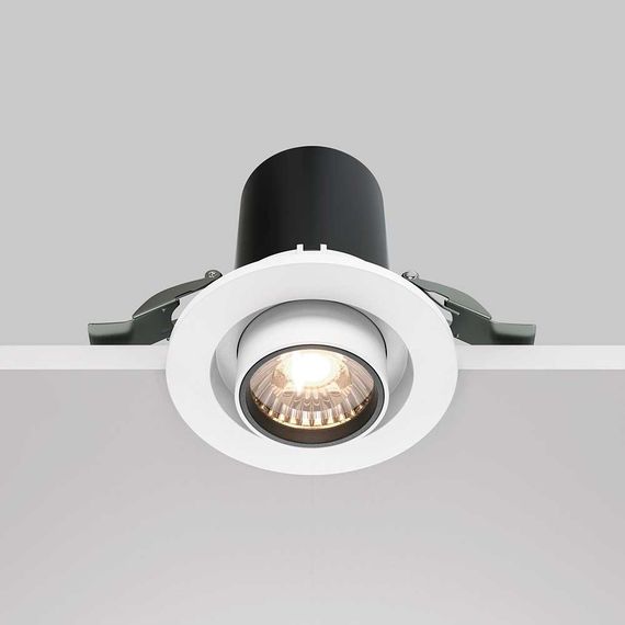 Встраиваемый светодиодный спот Maytoni Technical Hidden DL045-01-10W4K-W