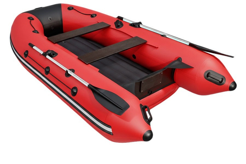 Таймень LX 3200 НДНД красный-черный (Лодка ПВХ)