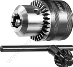 Патрон ударный ключевой для дрели, ЗУБР Профессионал 2908-16-1/2, 16мм, посадочная резьба 1/2″, D=3,0-16мм, с ключом в комплекте