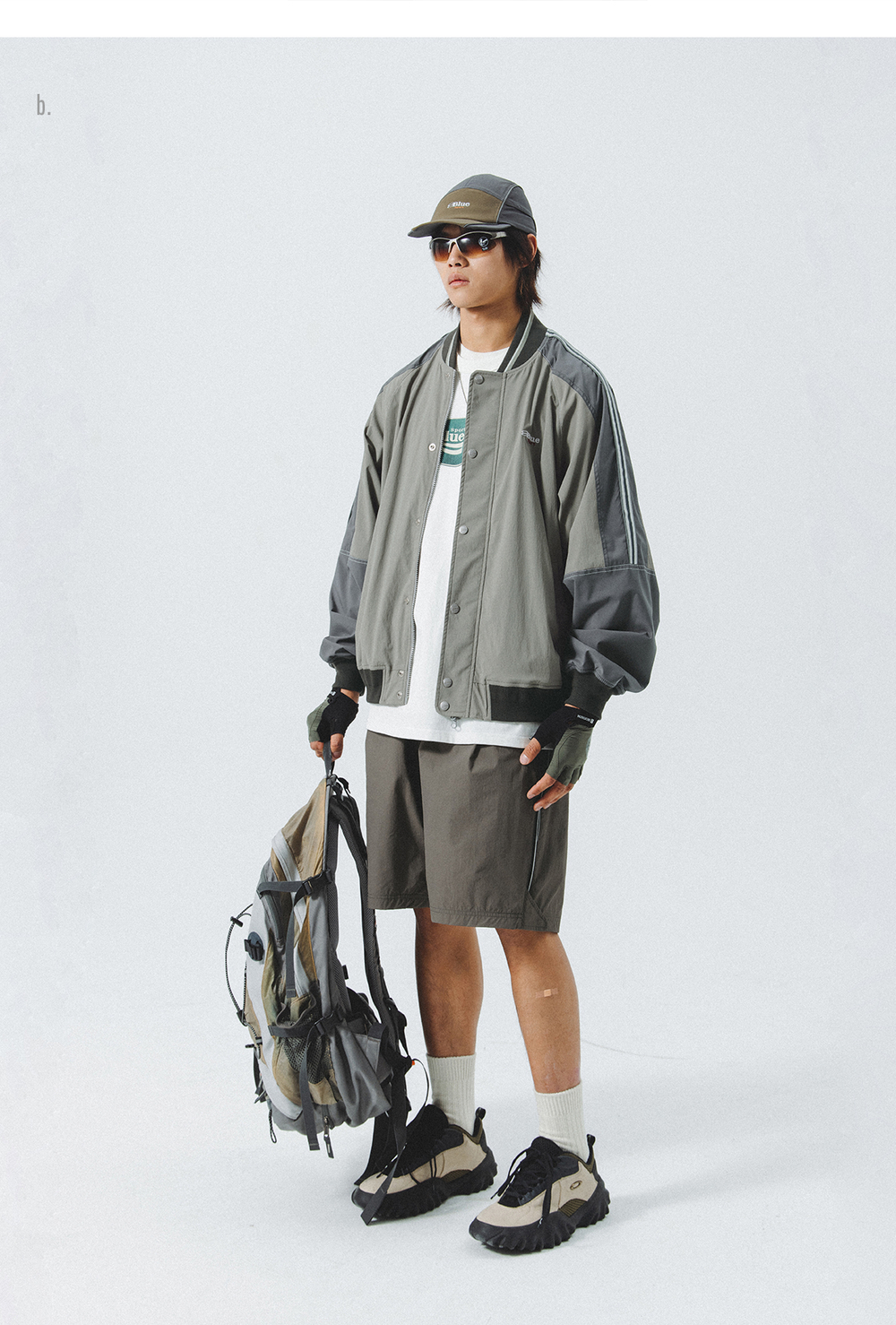 Куртка Nothomme Blue Baseball Retro Jacket