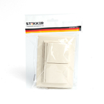 Розетка 2-местная с/з с крышкой STEKKER, PST16-9015-02, 250В, 16А, серия Эрна, слоновая кость 49137