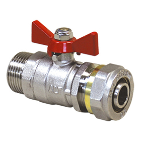 Кран шаровой полнопроходной наружная, ручка бабочка Altstream ALT-Z 3/4*