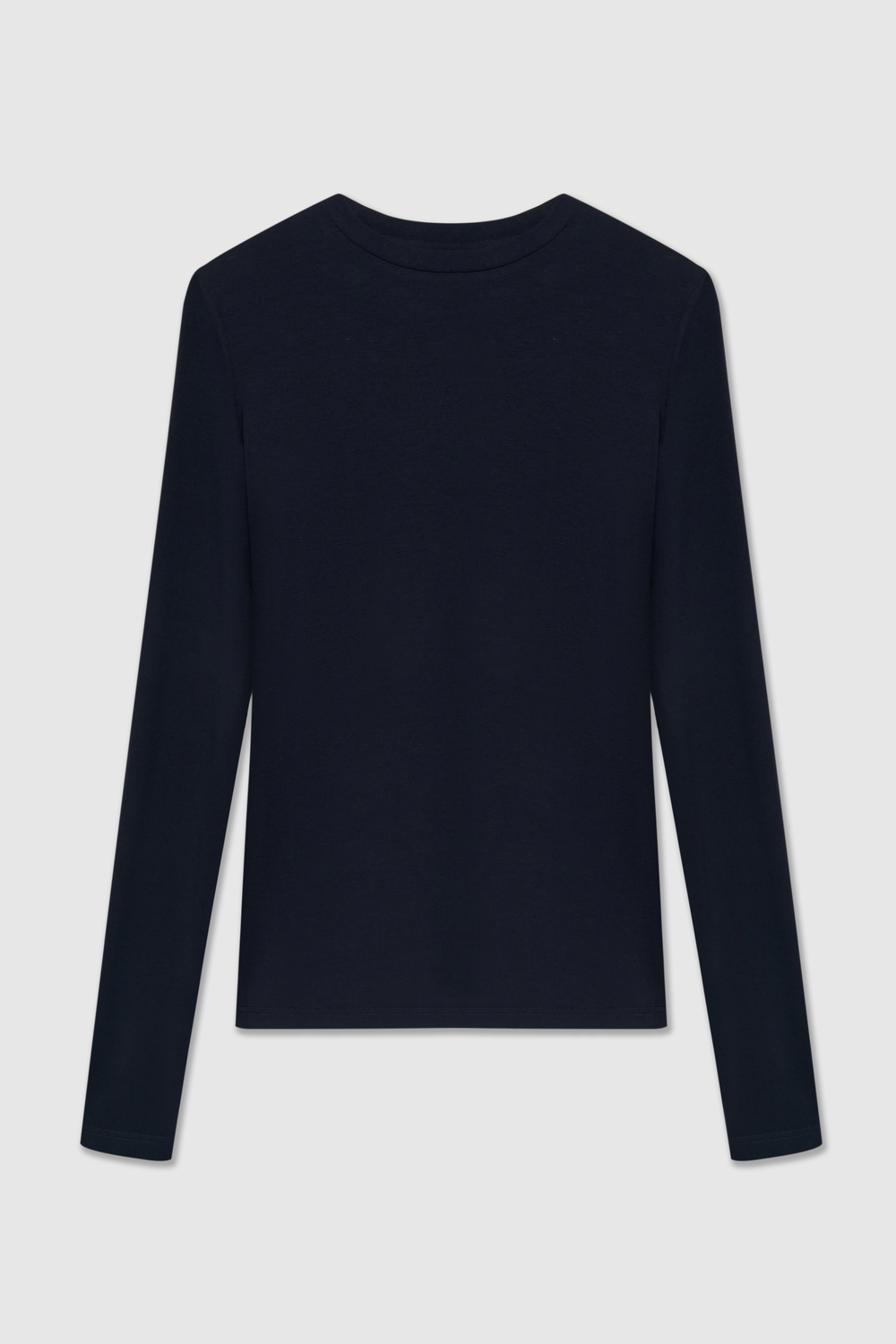 Синий лонгслив