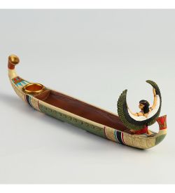 Veronese WS-1453 Подставка для благовоний «Египетская лодка»